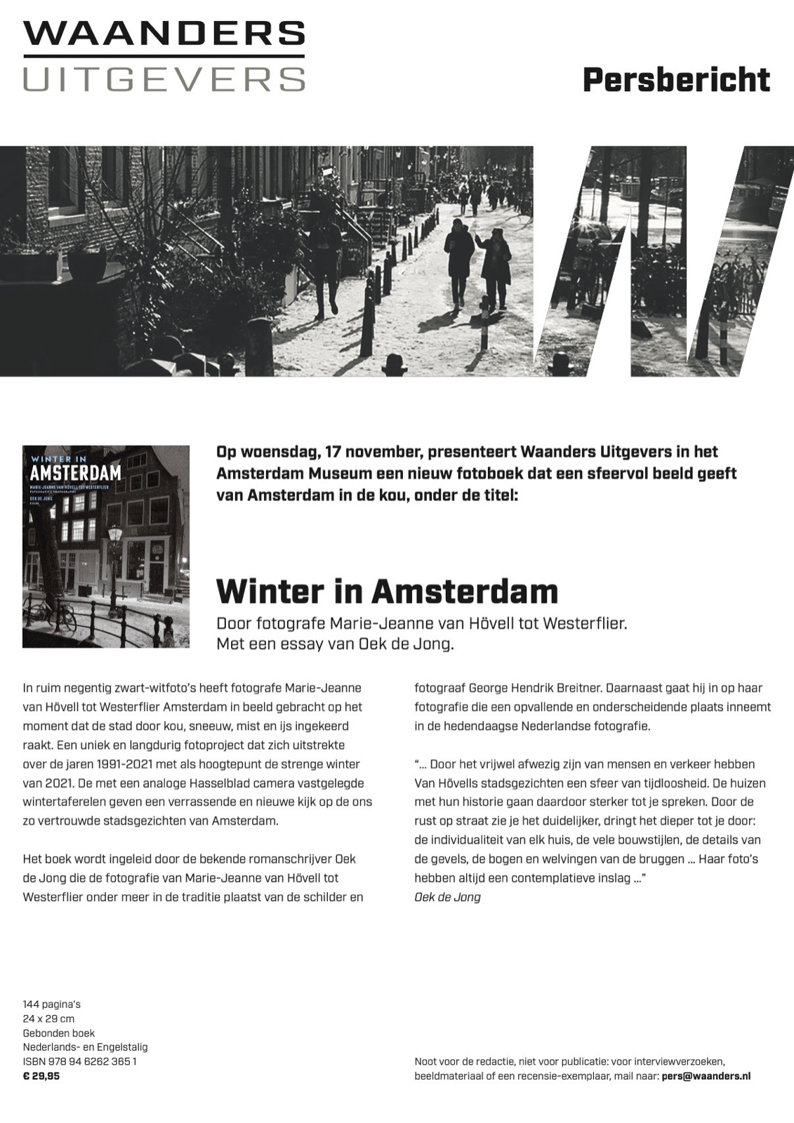 Book Winter In Amsterdam 2021
